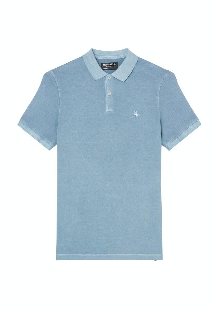 Poloshirt Piqué shaped Blau L