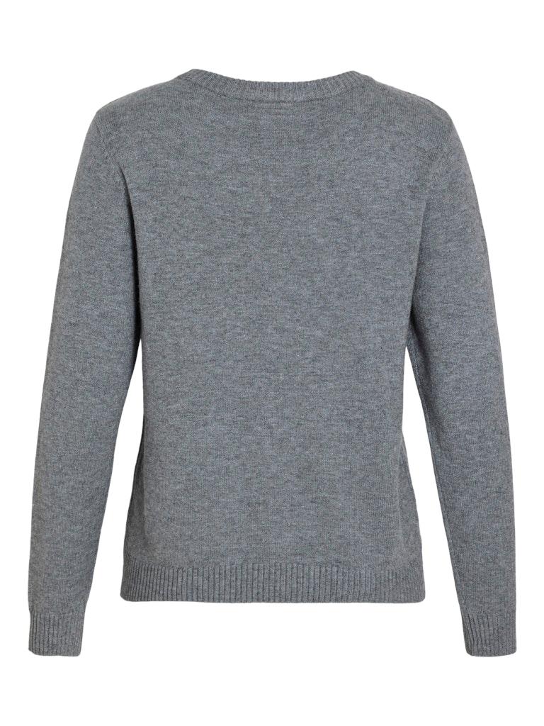 VIRIL O-NECK L/S KNIT TOP - NOOS
