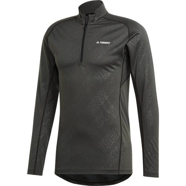 adidas TERREX Herren TRACEROCKER 1/2 ZIP LONGSLEEVE M in Grau