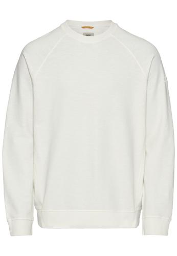 Sweatshirt aus reiner Baumwolle M Regular Fit - Ecru