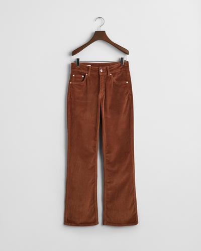 Cordjeans mit ausgestelltem Bein 31 - Cocao Brown