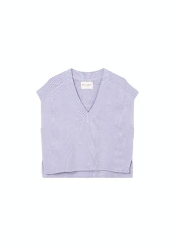 Ärmelloser V-Neck-Pullover S - Lavender Field