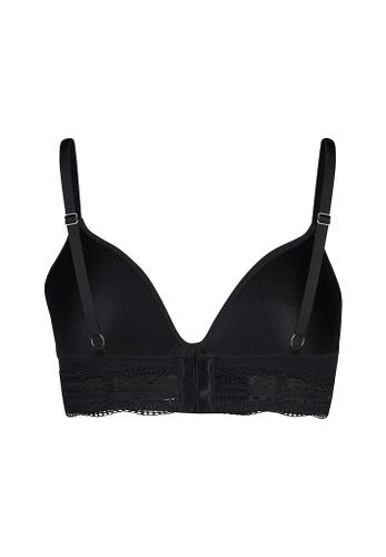Skiny Damen Triangel gepaddet Classicotton Schwarz 85 A