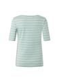 T-Shirt Rundhals 1/2 Arm Slim Fit - Light Aqua