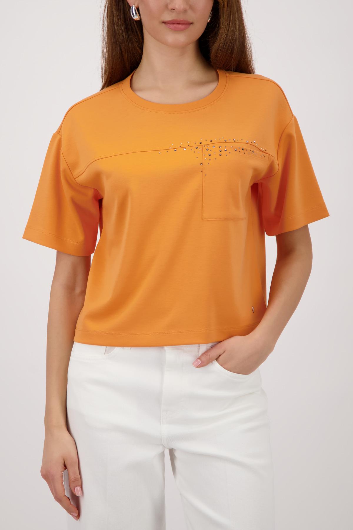 Sweatshirt mit Strasssteinen 46 - Aperitif