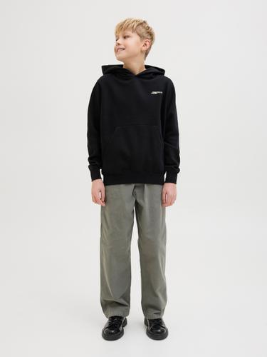 JORISLINGTON BACK SWEAT HOOD SN JNR 152 Locker geschnitten - Black