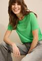 T-Shirt mit Wording L - Iced Neon Green