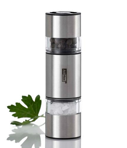 AdHoc Salz-/Pfeffermühle »Doppelmühle Duomill Mini Ceramic Mahlwerke 11 cm«