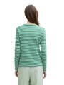 Langarmshirt mit Streifenmuster XL Regular Fit - Tonal Green Stripe