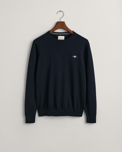 Klassischer Rundhalspullover aus Baumwolle XXXL - Evening Blue