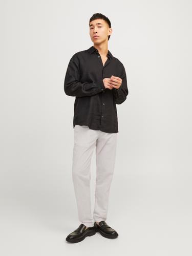 JPSTACE SUMMER LINEN BLEND CHINO PANT SN 34/32 Verjüngt - Crockery