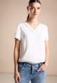 Tunika Bluse mit Print 38 - White