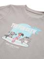 T-Shirt mit Print 92/98 Regular Fit - Smoky Grey