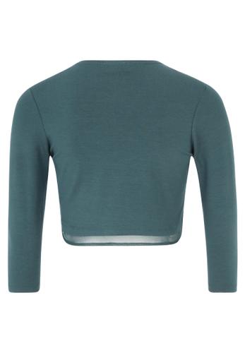 Bolero-Jacke 32 Figurbetont - Dusty Slate