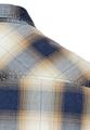 Kurzarmhemd mit Karomuster Blau XXL