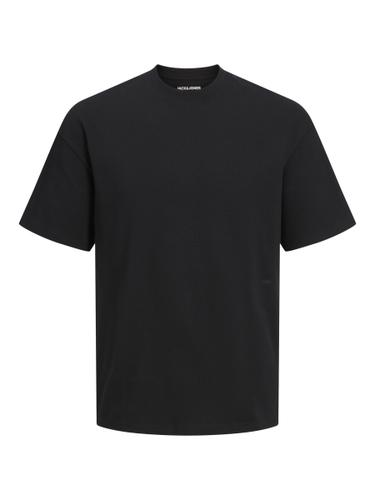 JORVIBE HEAVY TEE SS CREW NECK L Locker geschnitten - Black