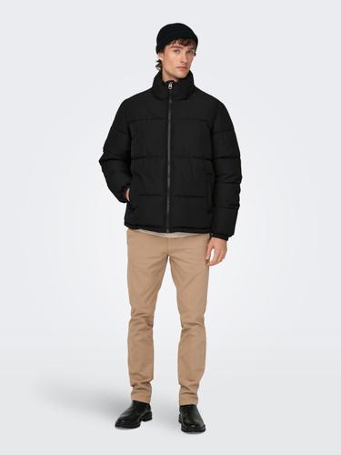 ONSMELVIN LIFE LF PUFFER JACKET OTW VD XL - Black