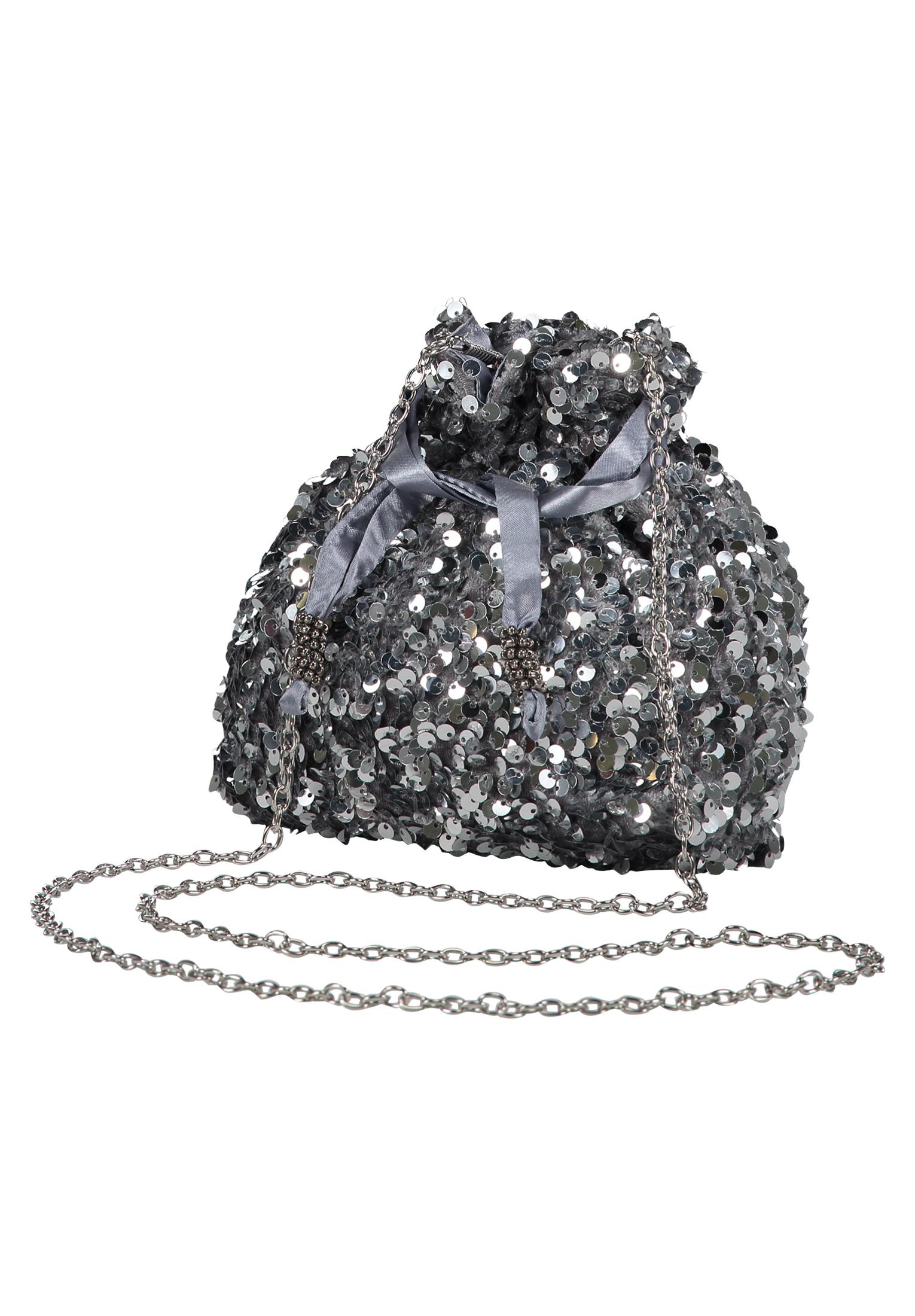 Beuteltasche OS - Silver/grey