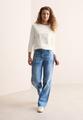 Shirt mit Schimmer-Print L - Vanilla White