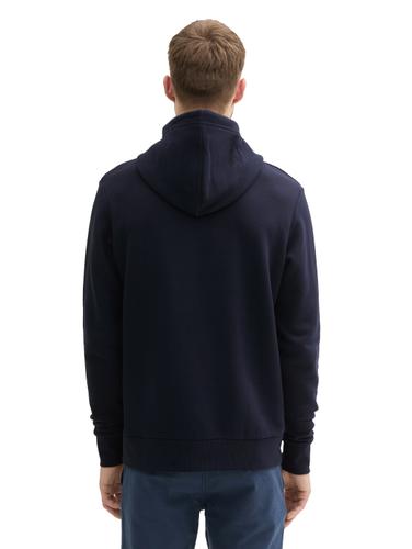 Basic Hoodie mit Print M Regular Fit - Sky Captain Blue