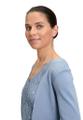 Strickbolero Blau XXL