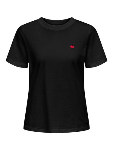 JDYPISA S/S PRINT TOP JRS NOOS S Normal geschnitten - Black