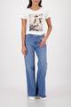 T-Shirt mit Pinguin Print 40 - Off-white