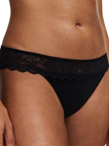 Floral Touch Tanga 36 - Schwarz