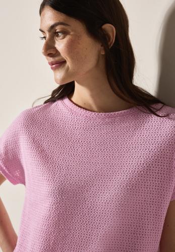 Struktur-T-Shirt L - Cherry Blossom Pink