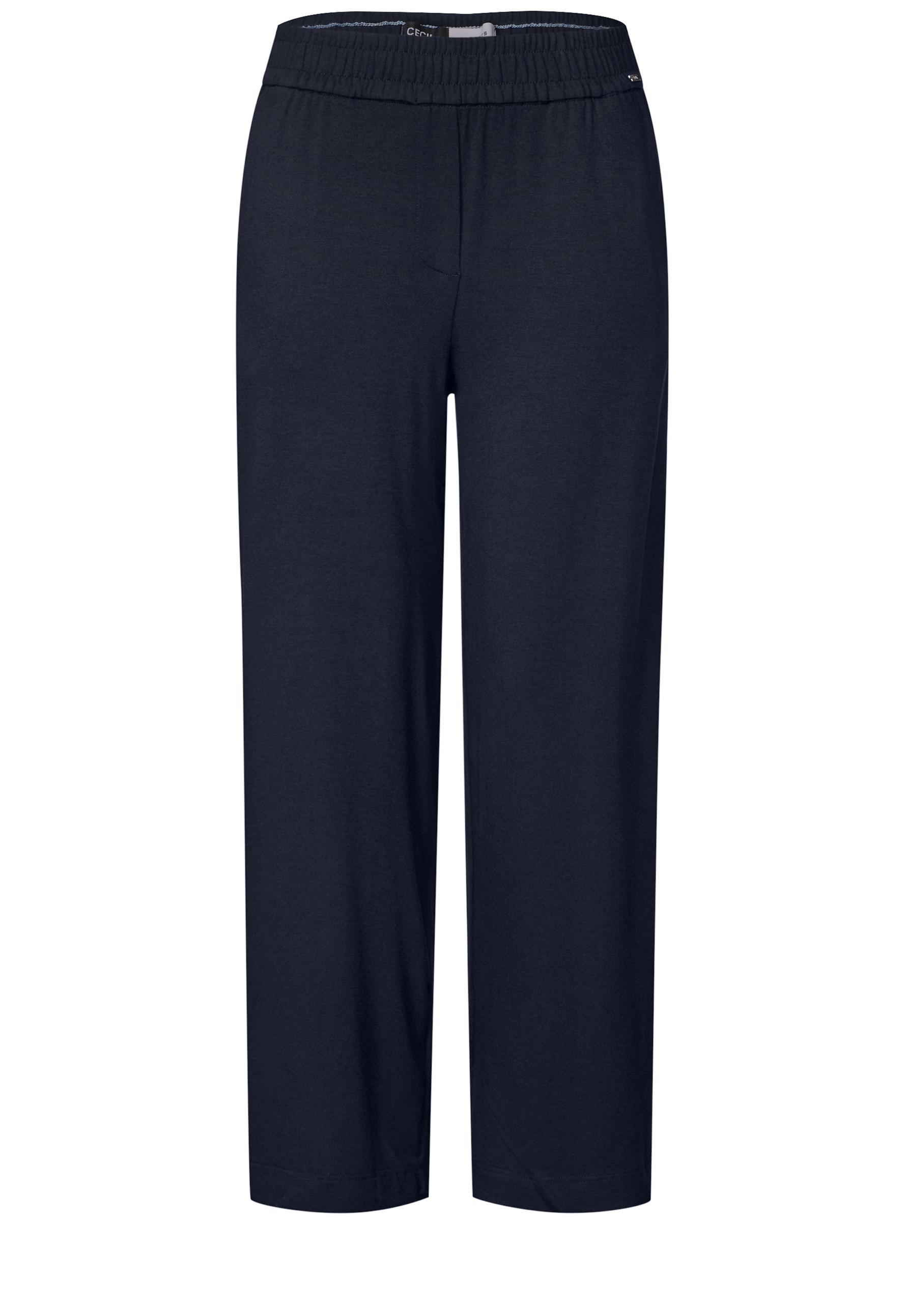 Wide Leg Jersey-Hose L/7/8 Hosen - Universal Blue