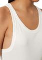 Ripp-Tanktop slim S Straight - Silky White