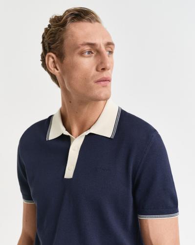Poloshirt aus Modalmischung Blau XXL