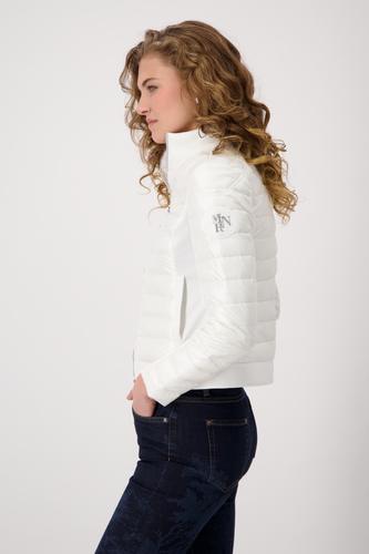 Steppjacke mit Neopren 38 - Off-white