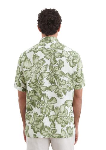 Kurzarm-Hemd regular XL Regular Fit - Multi/ Oak Ash