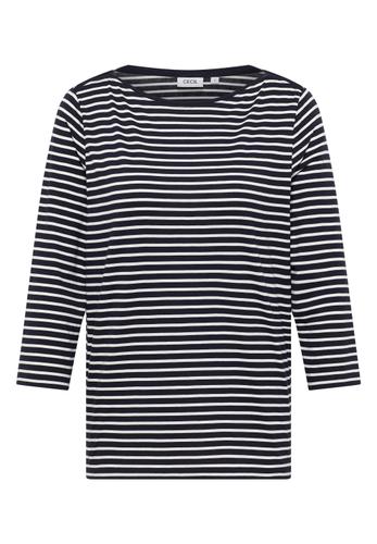 Gestreiftes Shirt L - Urban Dark Blue