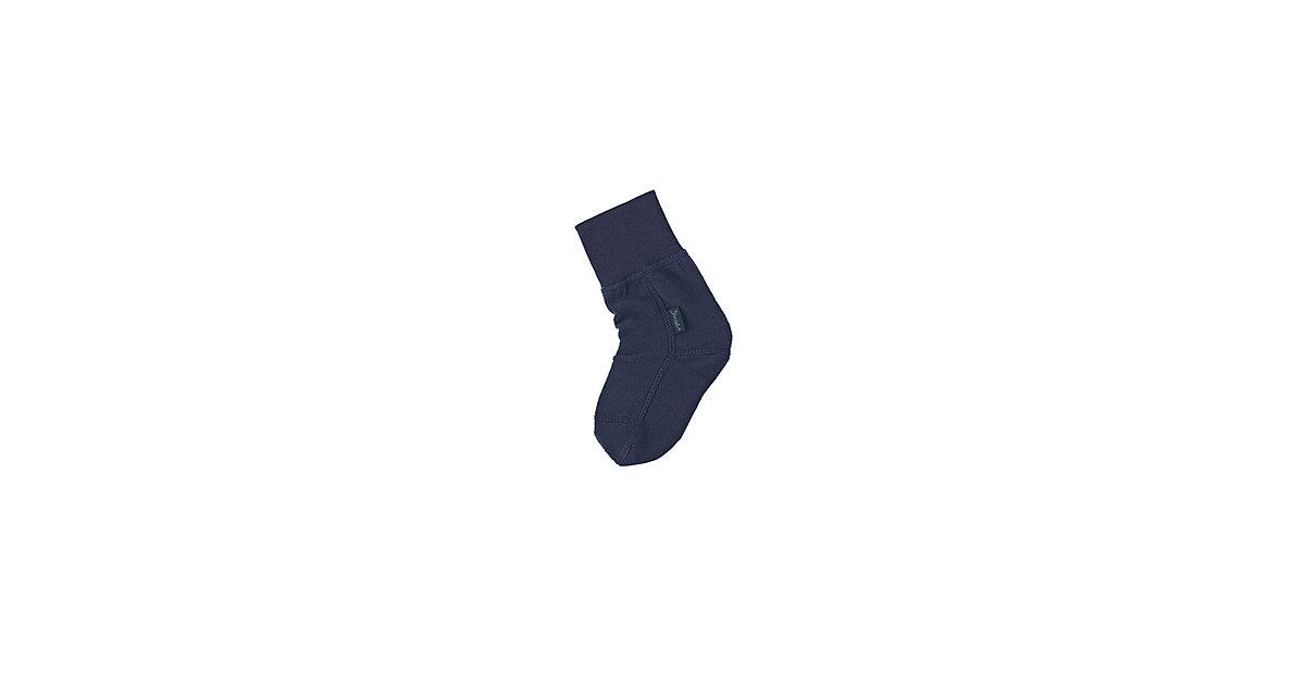 Uni-Socken Fleece-Socken Kuschelsocken dunkelblau Gr. 20