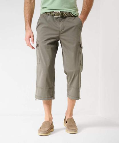 Style Brady 29 Cargo-Bermuda, Herrenhose, Aufgesetzte Gesäßtaschen, Sportive Cargotaschen, Französische Vorderhosentaschen, Verdeckter Reißverschluss, Normale Leibhöhe, Gerader Schnitt, Relaxed Fit - Pale Olive