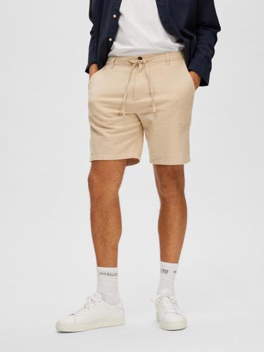 SLHREGULAR-BRODY LINEN SHORTS NOOS Braun S