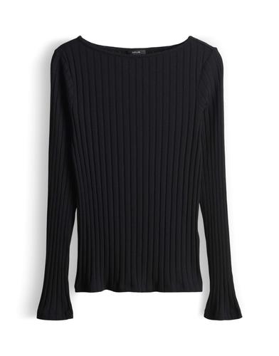 Langarmshirt "Sovke" - Schwarz / 40