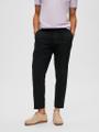SLH172-SLIMTAPE BRODY LINEN PANT NOOS Schwarz M