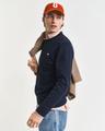 Klassischer Rundhalspullover aus Baumwolle XXXL - Evening Blue