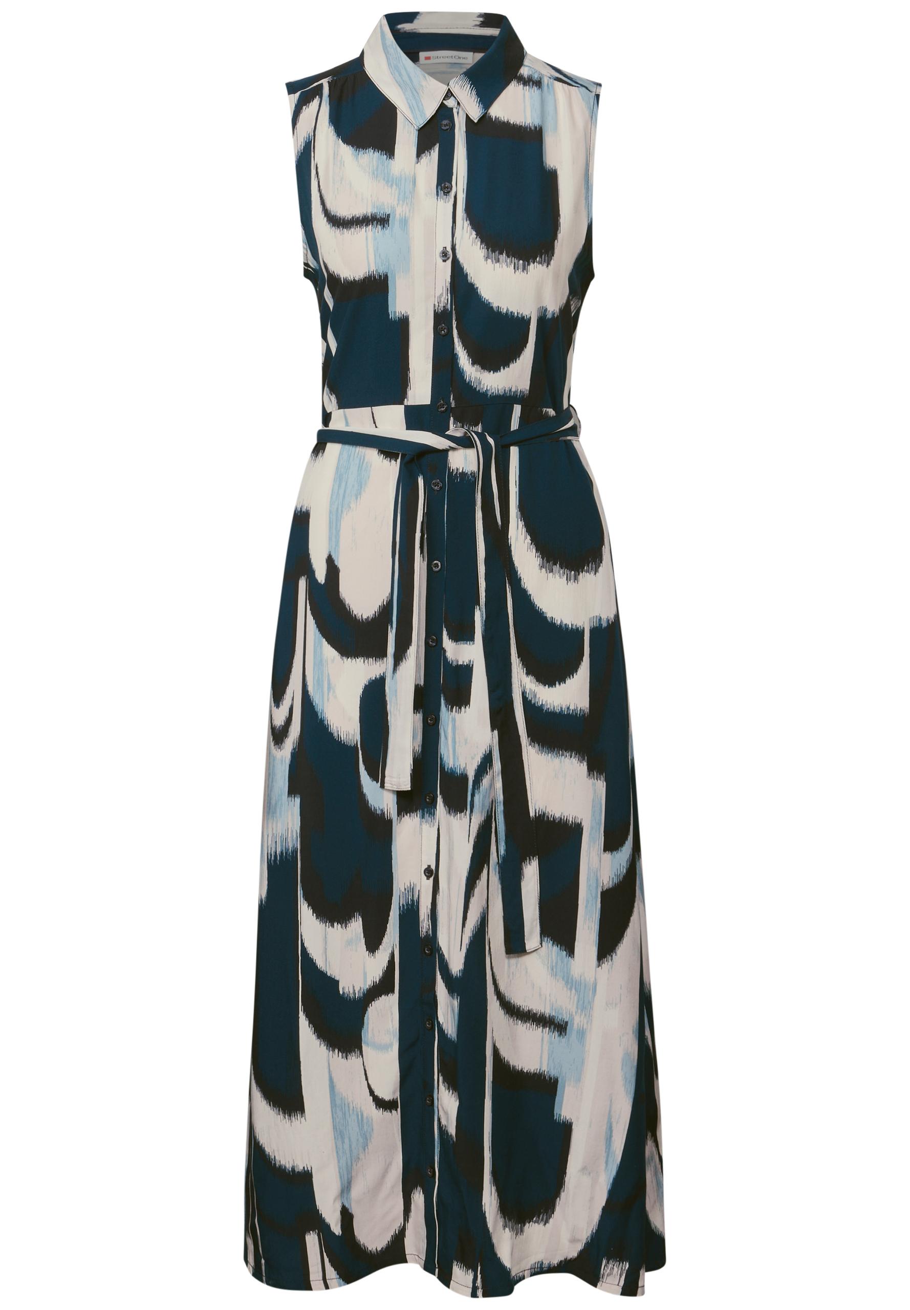 Ärmelloses Blusenkleid 36 - Tide Blue