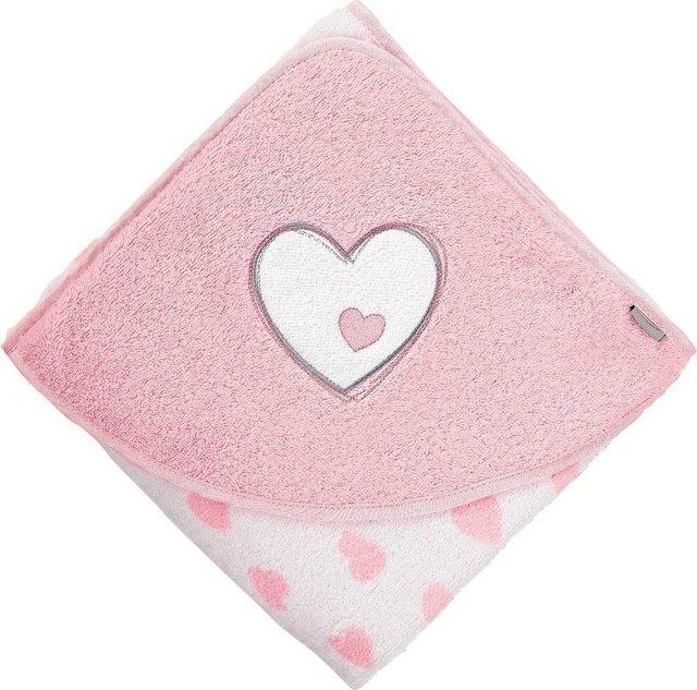 Sterntaler® Kapuzenhandtuch »Esel Emmi Girl«, Sterntaler®, mit Herz
