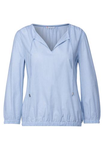Gestreifte Bluse Blau 38