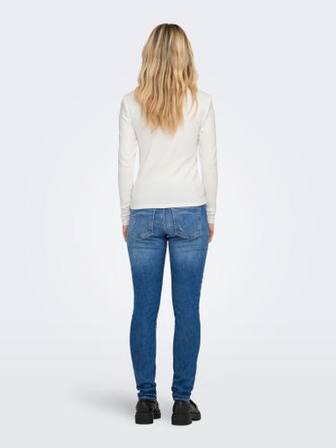 ONLRILEY O-NECK L/S TOP JRS NOOS Weiß L