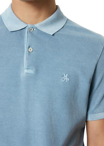 Poloshirt Piqué shaped Blau S