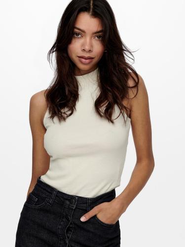 ONLNESSA S/L HIGHNECK RIB TOP JRS N