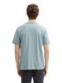 Basic T-Shirt aus Baumwolle XXL Regular Fit - Grey Mint
