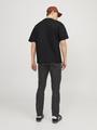 JORVIBE HEAVY TEE SS CREW NECK L Locker geschnitten - Black