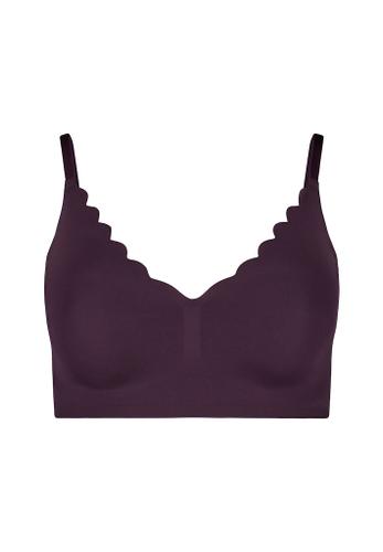 Skiny Damen Bustier herausn. Pads Micro Essentials Violett 44